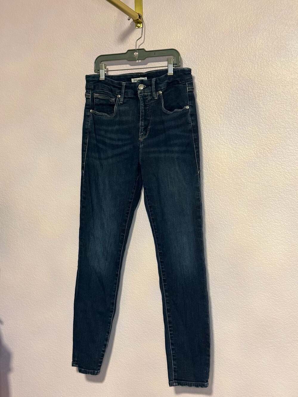 Good American Skinny Jeans Size 10/30 Blue Denim